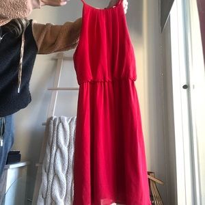 Brand new red mini dress